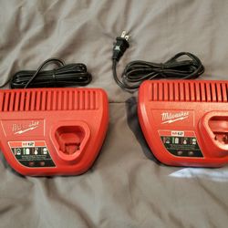 Milwaukee M12 Battery Charger-$25 EACH