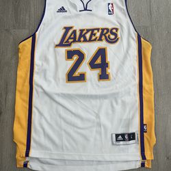 Adidas Los Angeles Lakers Kobe Bryant Swingman Youth Jersey Size Large White