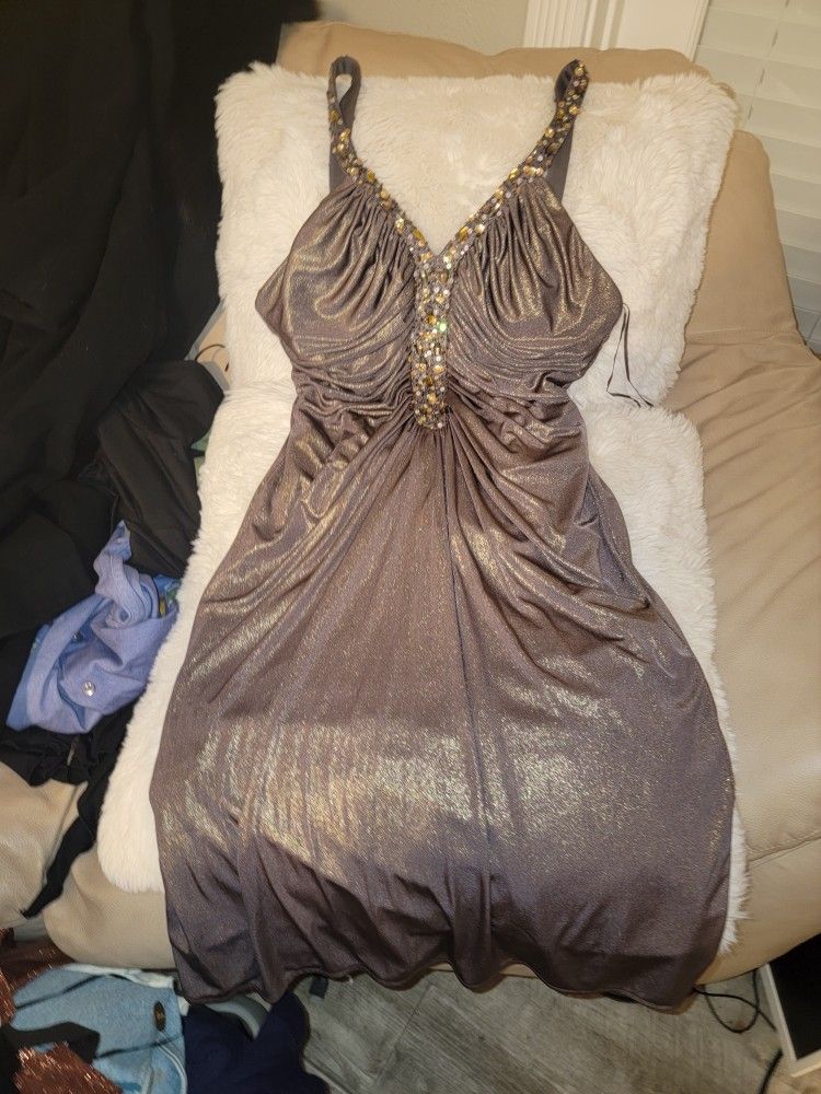 Beautiful Gold Dress $20