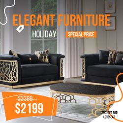 2 Pc Sofa And Loveseat 