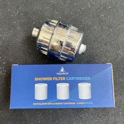Aquabliss Shower Filter with 2 Cartridges