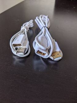 USB Male to Female Extension Cables