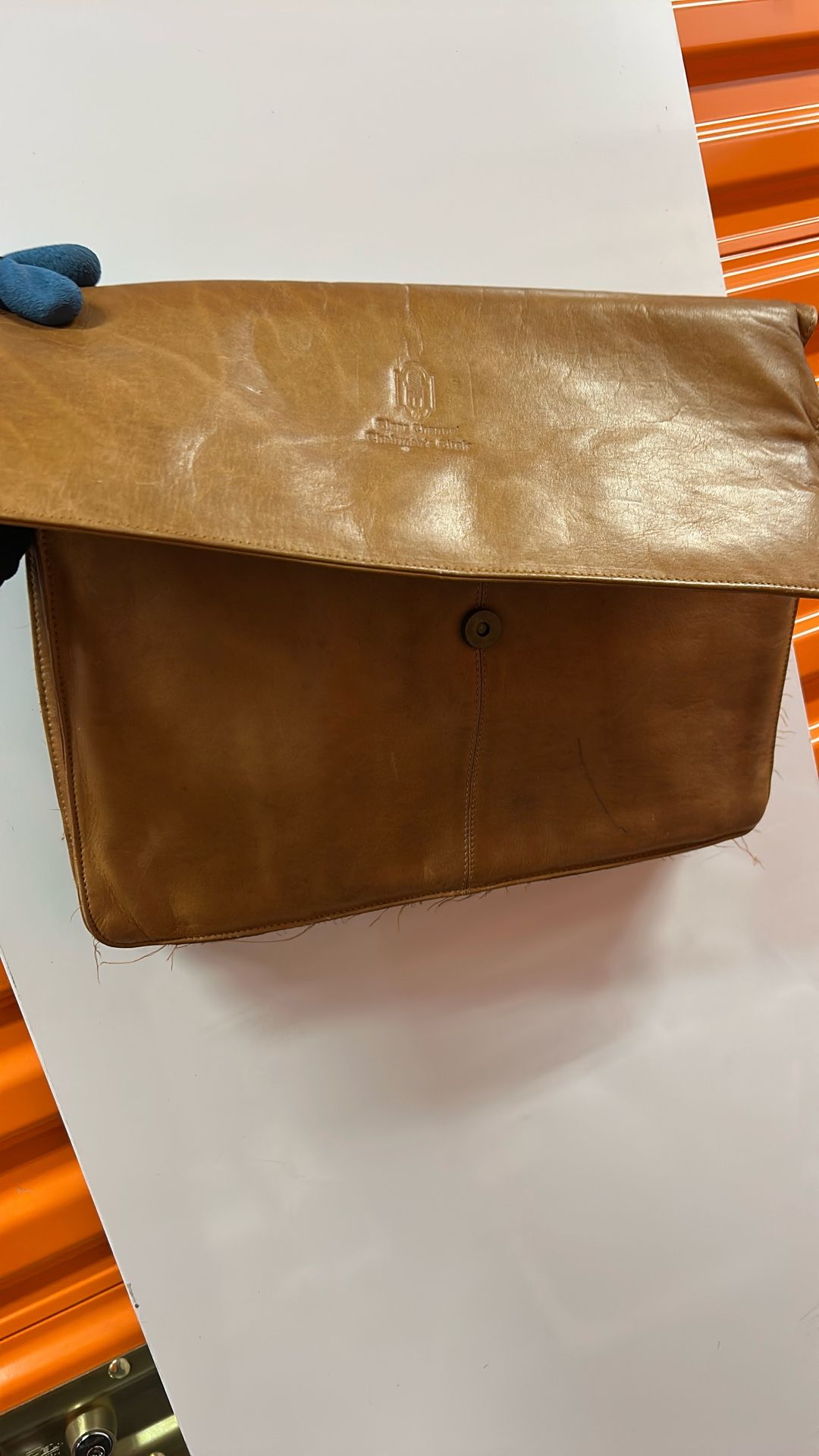 BROWN LEATHER BAG Genuine Leather 