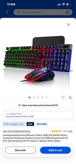 Acer monitor and light up key board and mouse!