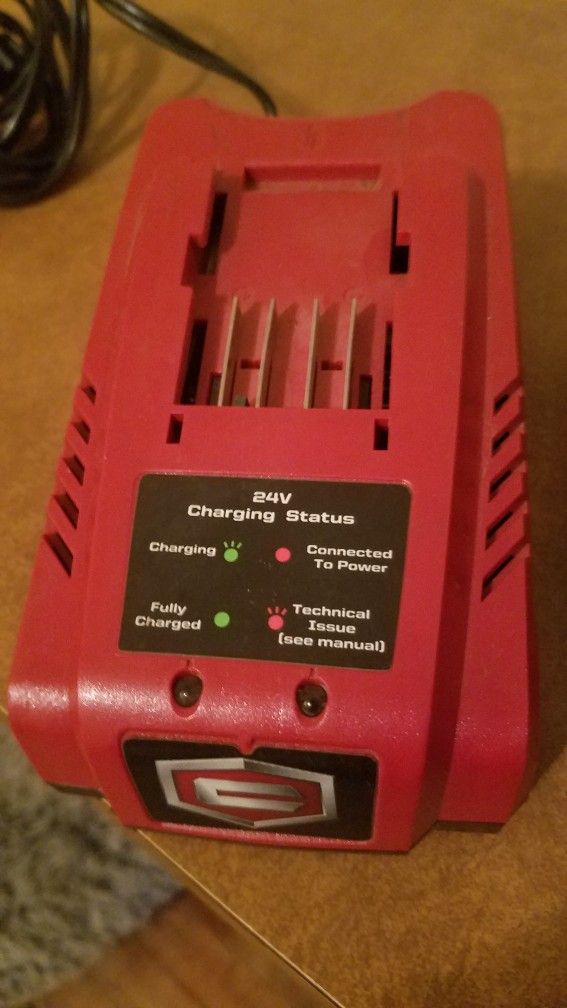 Craftsman 24 Volt Battery And Charger