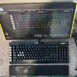 Corsair K95 Platinum Gaming Keyboard Mechanical Cherry MX Brown Keys