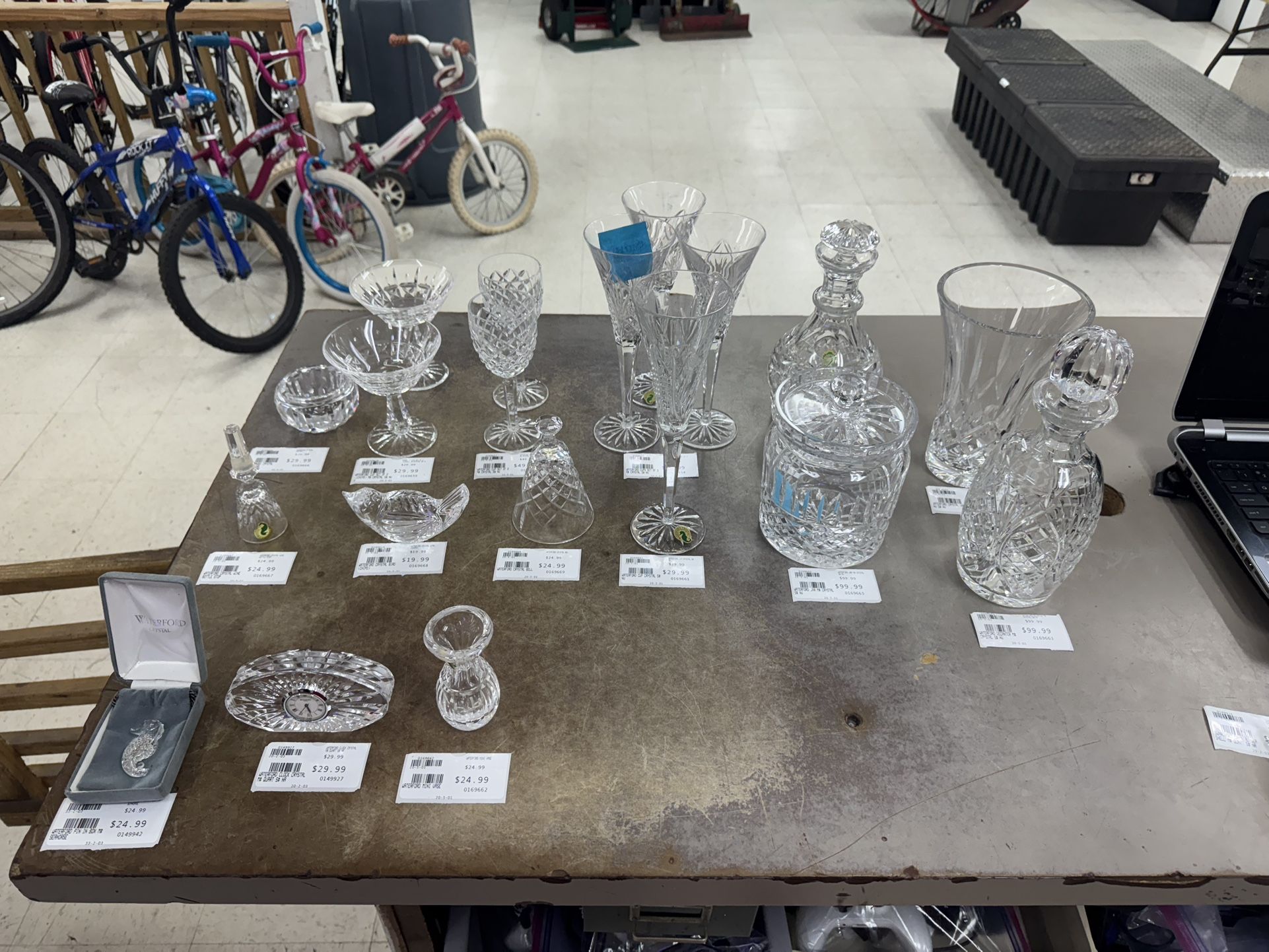 Various Waterford Crystal Pieces (Sold Separately) 