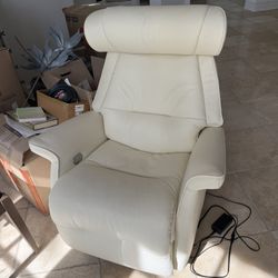 White Leather Electric Clothing