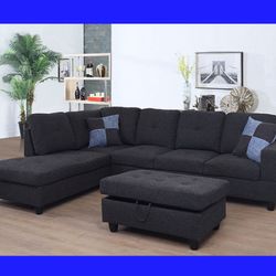 🍀Free Delivery—Brand new sectional sofa couch 