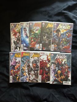 Marvel The New Avengers (2025) 1-10 Complete Set RUN LOT Killuminati NM/VF
