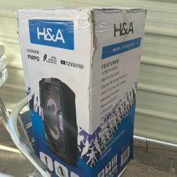 Big Portable Rechargeable Speaker $120