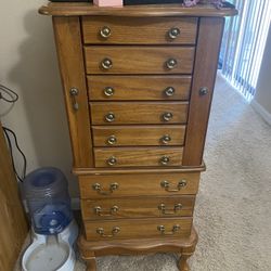 Standing Jewelry Chest