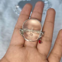 Celestial Doll Face Statement Ring (rfg1)11