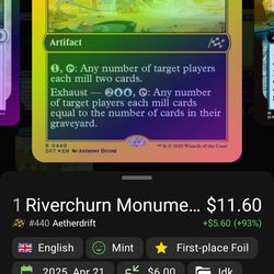 Mtg Card Riverchurn Monument