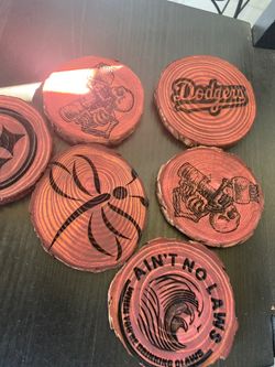 Custom engraved beer coasters
