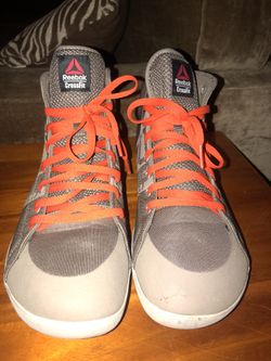 Reebok CrossFit 010 with orange laces size 11.5