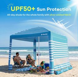Family Beach Cabana – Windproof Sun Shelter - New!