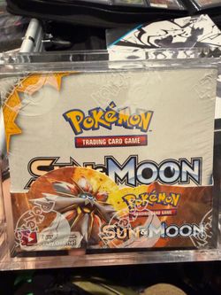 Pokemon sun& moon booster box