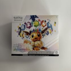 Pokemon Prismatic Evolution Elite Trainer Box -NEW/SEALED