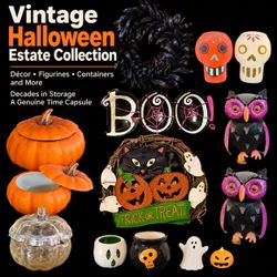 Vintage Halloween Estate Collection | Decades in Storage | Time Capsule