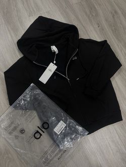 Alo Yoga Black Zipup