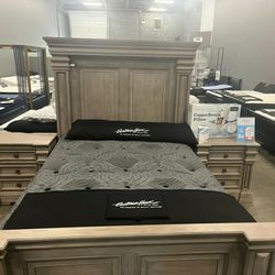 Modern Bedroom Suites Bed, Dresser, Nightstands - Only $50 down