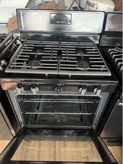 Gas stove.