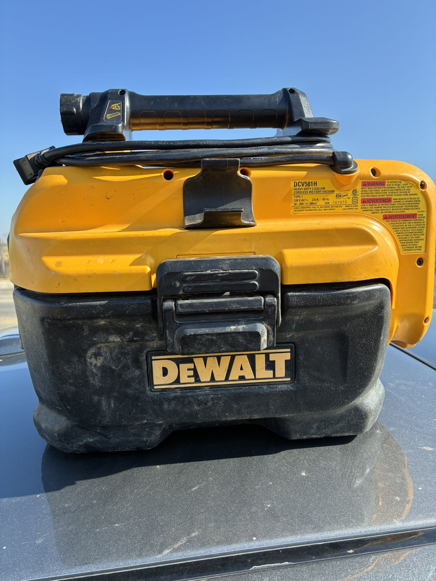Dewalt Vacume