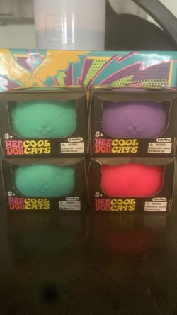 Needoh Cool Cats! 100% Authentic