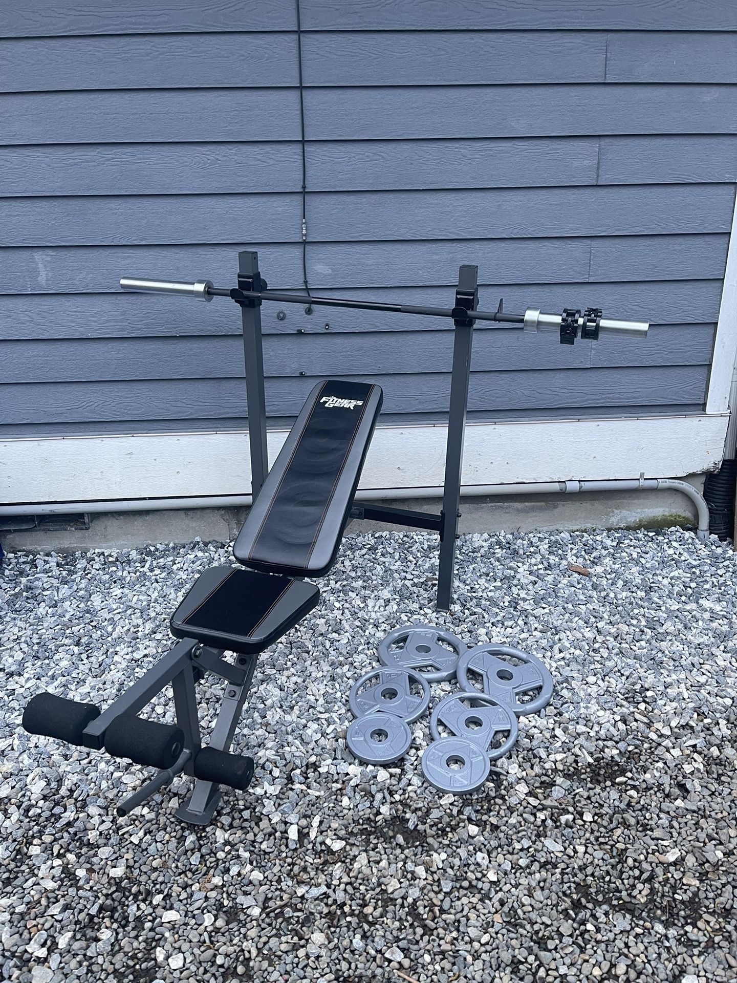 Weight Bench Press Bar And Weights