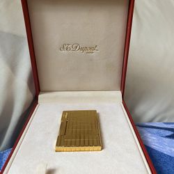 S.T. DuPont Gold Belated Lighter, Brand New 