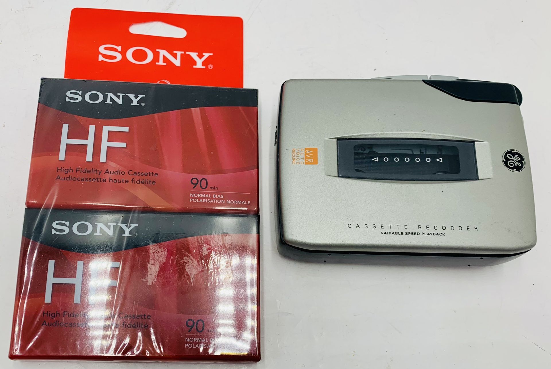 GE 3-5364A Cassette Recorder Variable Speed Playback AVR