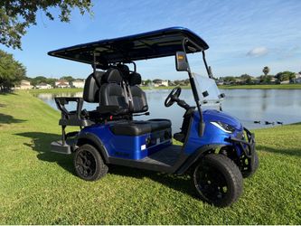 Fully loaded golf cart