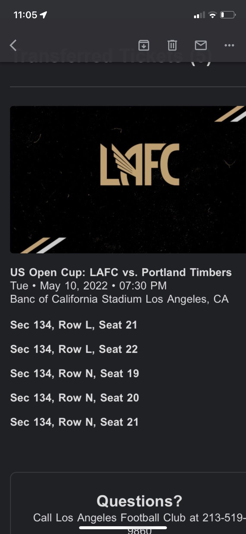 LaFc Game Tmrw Vs Portland 