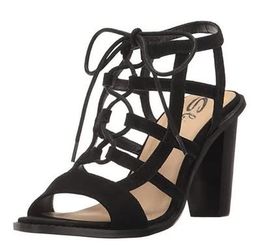 Women's Size 6 Black High Heel Gladiator Cage Sandals