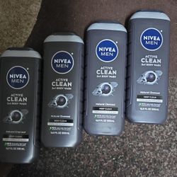 Nivea Body Wash All 4 For $12