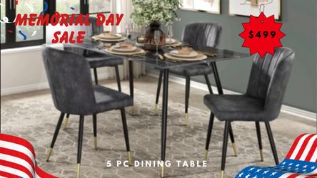 5 PC DINING TABLE