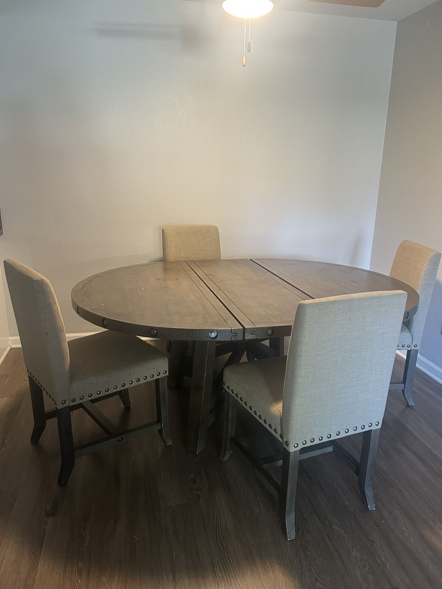 Dining set, 4 chairs and table