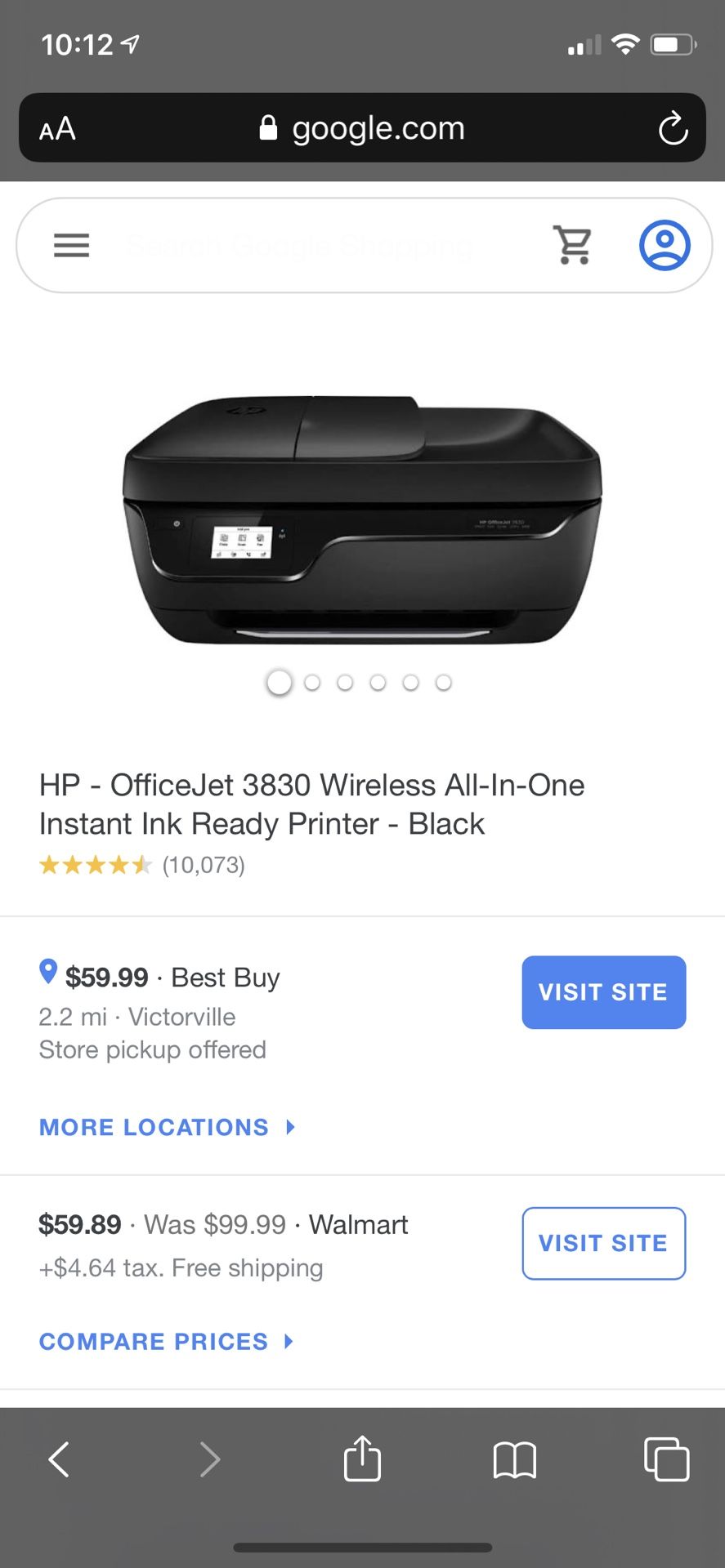 HP Office Jet 3830 printer