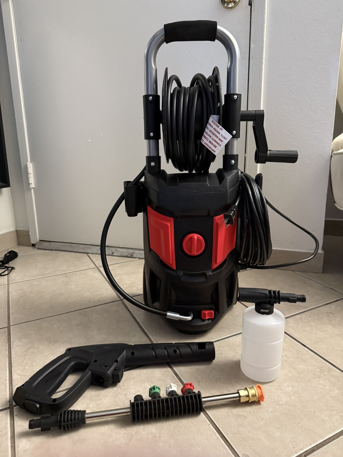 4800PSI Electric Pressure Washer,3.0 GPM 20FT