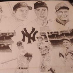 Yankees Sketch Vintage 50$