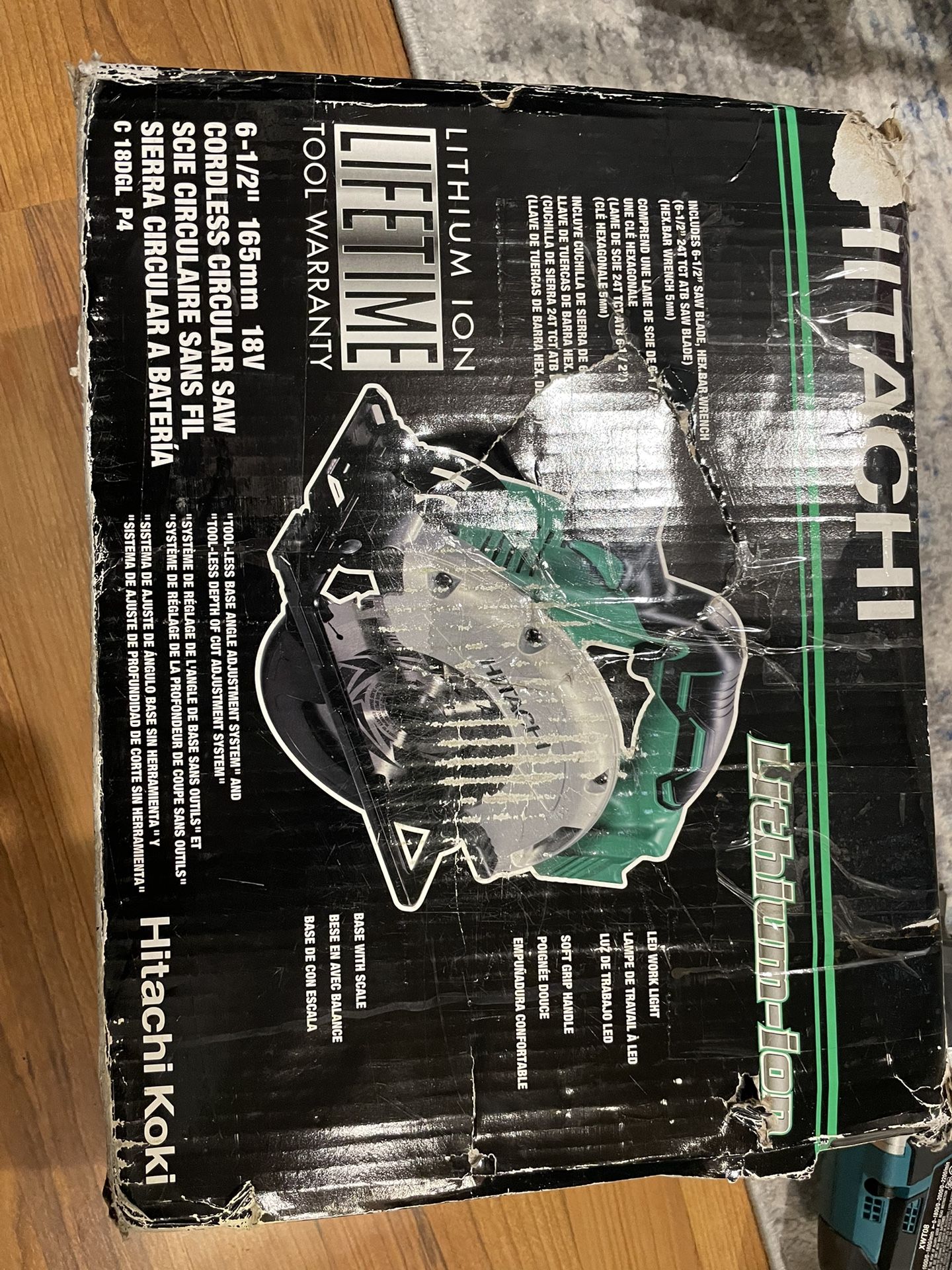 BARE TOOL Hitachi C18DBALP4 18V Cordless Brushless Lithium Ion 6 1 2 Deep Cut Circular Saw for Sale in Germantown MD OfferUp