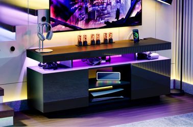 Tv console black