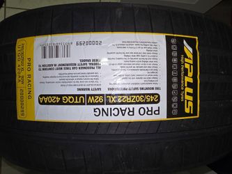 22 inch Tires 245/30ZR22 XL Brand New