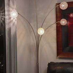 Lámpara de piso silver