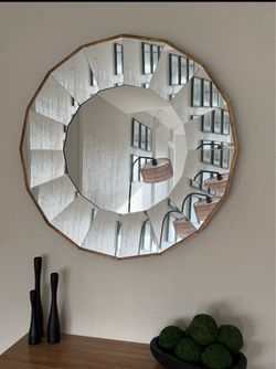 Gold Frame Mirror