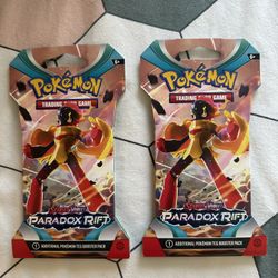 Pokemon TCG: Scarlet & Violet Paradox Rift Sealed Booster Packs (Lot of 2) 