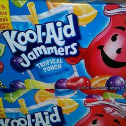 (5) boxes of koolaid jammers! Tropical punch 

