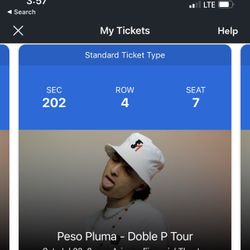 Peso Pluma Concert Tickets Arizona Financial Theatre 