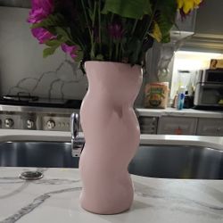 Pink Flower Vase 